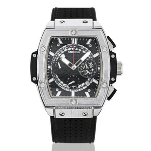 Mens'Sports Quartz Chronograph Transparent Military Watch - The Discount Market