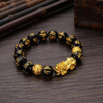 Chinese Lucky Stone Beads Bangles Bracelet - The Discount Market