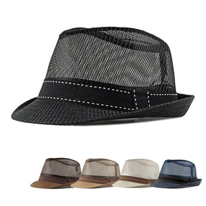 Summer Straw Hat Retro Men's Fedoras - The Discount Market