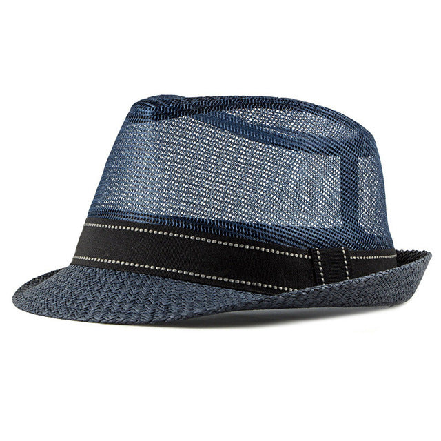 Summer Straw Hat Retro Men's Fedoras - The Discount Market