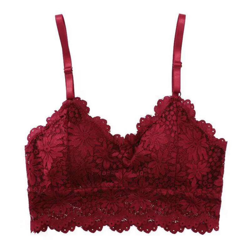 Women Push Up Lace Tube Tops Padded Bras - The Discount Market