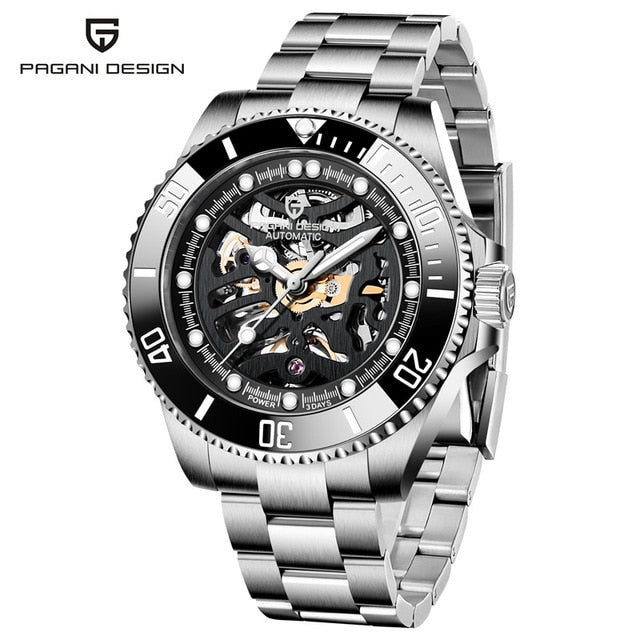 Stainless Steel Waterproof Luxury Mechanical Watch
