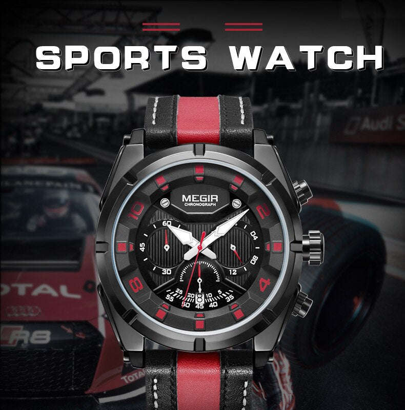 Men's Luxury Fashion Quartz Waterproof Sports Watches - The Discount Market
