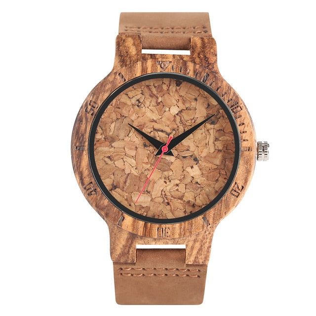 Creative Simple Cork Wrist Watch - The Discount Market